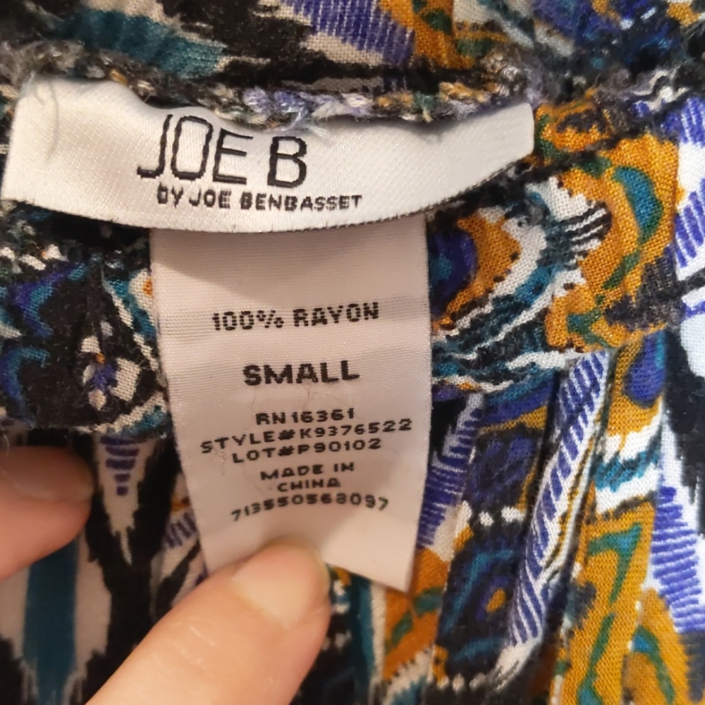 Joe B Jogger Pants Pattern Size Small Stretchy Wa… - image 7